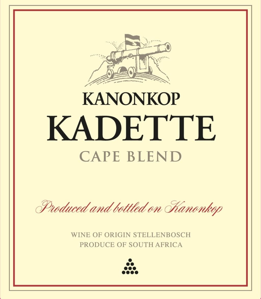 Kanonkop Kadette Cape Blend (2020) Vintage Wine Cellars