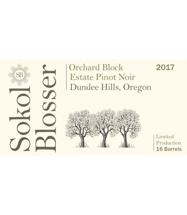 Sokol Blosser Orchard Block Dundee Hills Estate Pinot Noir (2017)