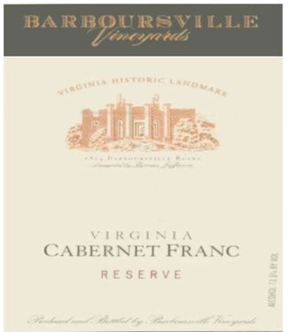 Barboursville Barboursville Reserve Cabernet Franc (2021)