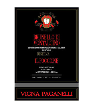 Il Poggione (Proprietá Franceschi) Il Poggione Brunello di Montalcino Riserva Vigna Paganelli  (2015)