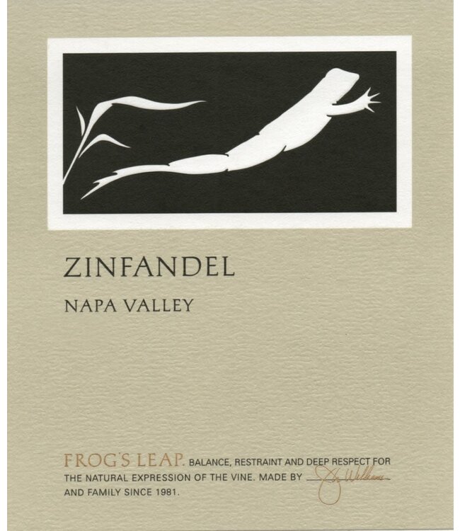 Buy Frog's Leap Zinfandel Online at Hic!