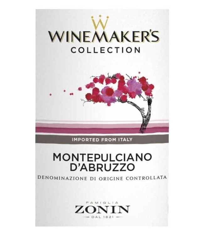 Zonin Winemaker's Collection Montepulciano d'Abruzzo (2022)