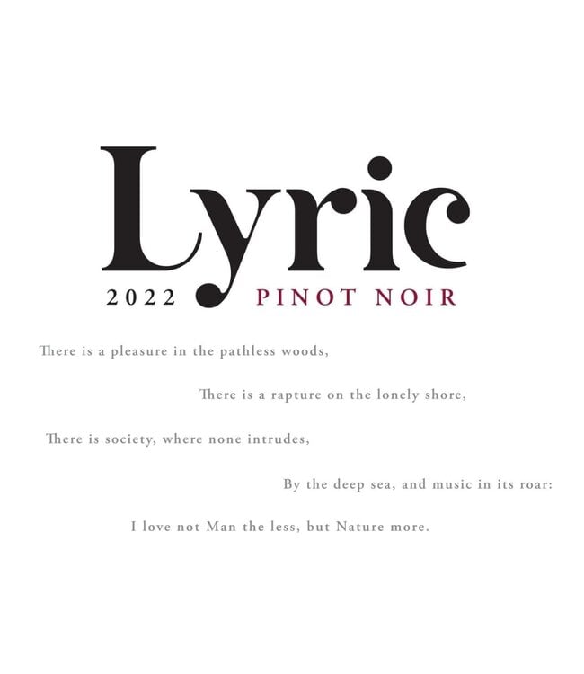 Lyric Pinot Noir (2022)
