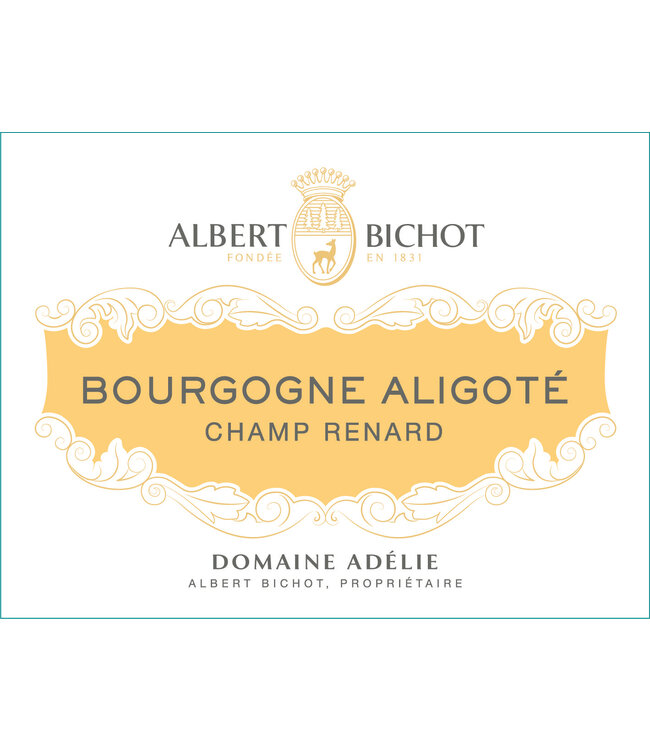 Albert Bichot Bourgogne Aligoté Champ Renard Domaine Adélie (2020)