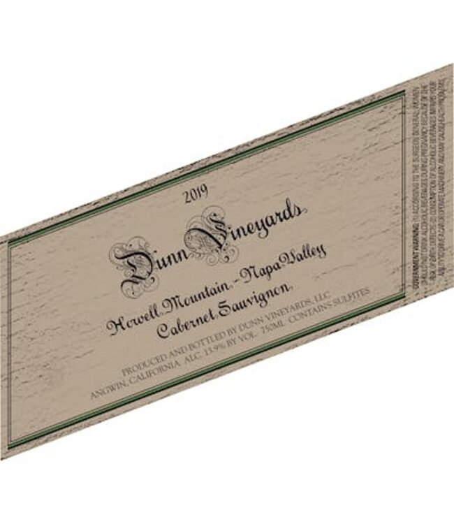 Dunn Howell Mountain Cabernet Sauvignon 2019