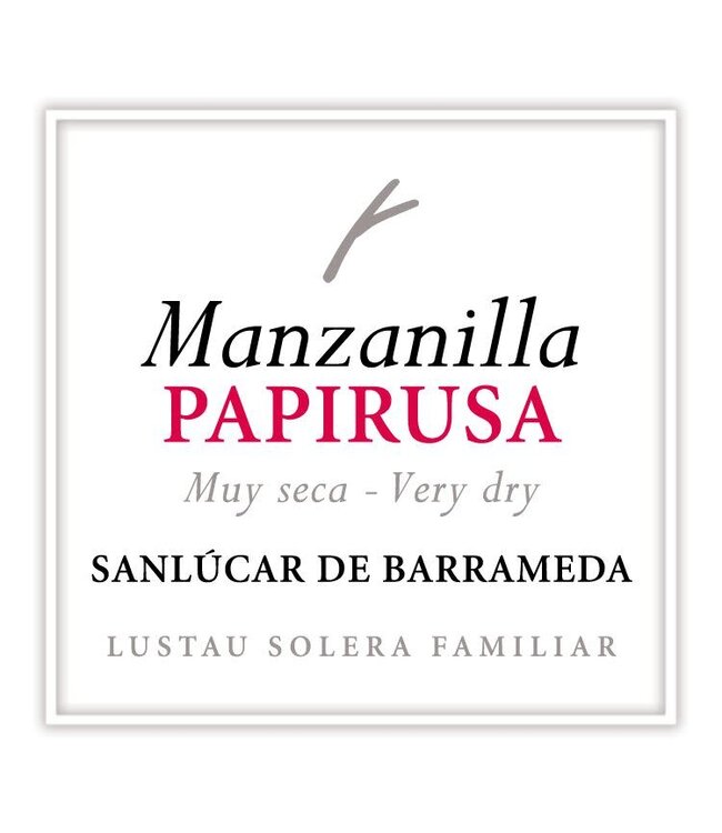 Lustau Papirusa Manzanilla Sherry