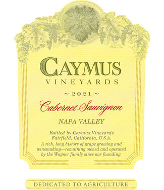 Wagner Family of Wines Caymus Napa Valley Cabernet Sauvignon (2021) | 1L