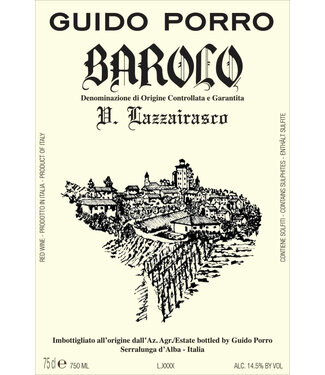 Guido Porro Guido Porro Vigna Lazzairasco Barolo (2018)