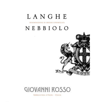 Giovanni Rosso Giovanni Rosso Langhe Nebbiolo (2021)