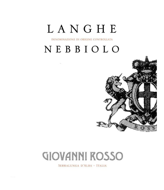 Giovanni Rosso Langhe Nebbiolo 2021