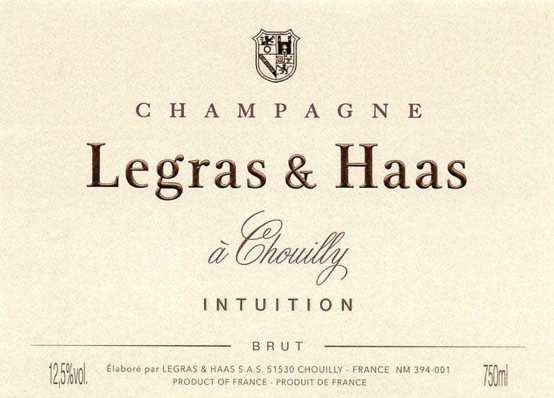 Legras & Haas 'Intuition' Brut, Champagne, France NV