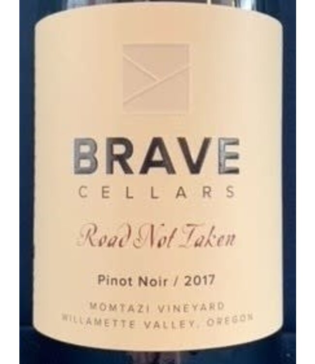 Brave Cellars Road Not Taken Momtazi Vineyard Pinot Noir 2017