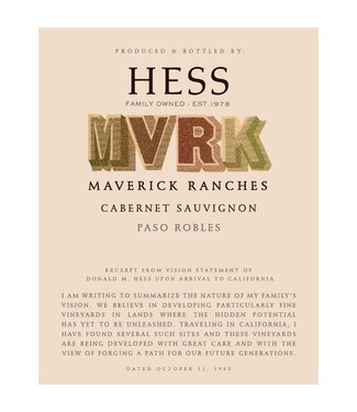The Hess Collection The Hess Collection MVRK Maverick Ranches Cabernet Sauvignon (2021)