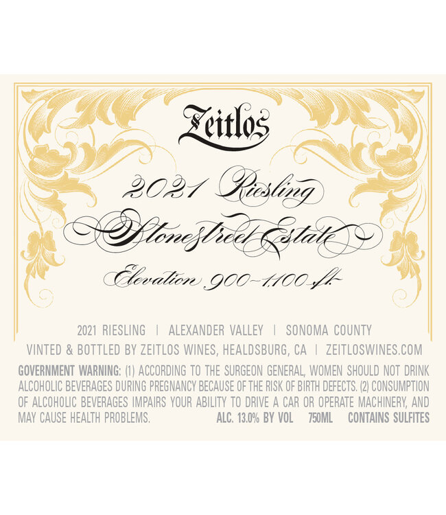 Zeitlos Riesling 2021