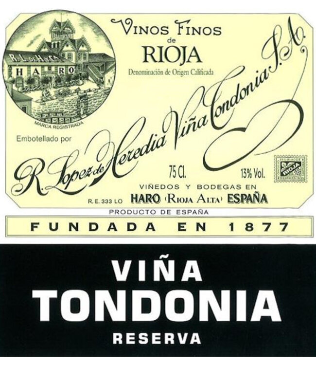 R. López de Heredia Rioja Viña Tondonia Reserva 2011