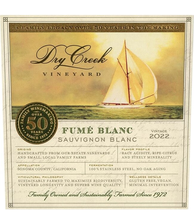 Dry Creek Vineyard Fumé Blanc 2022