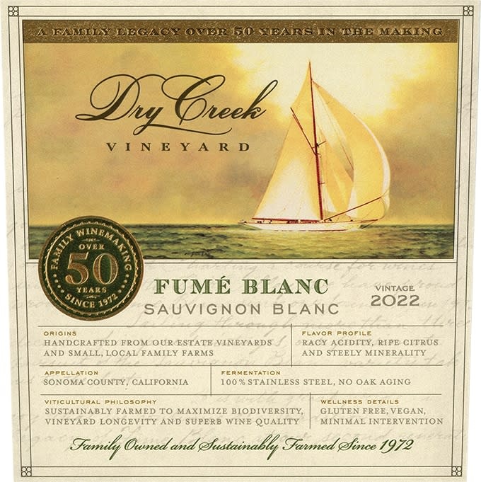 Dry Creek Vineyard Fumé Blanc 2022