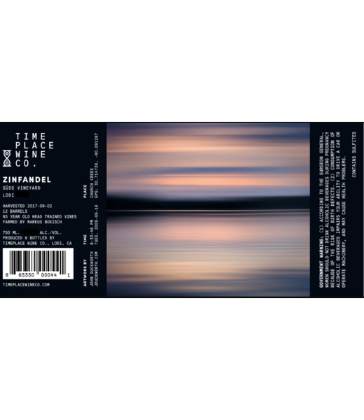 Time Place Wine Co. Time Place Wine Co. Zinfandel Lodi (2021)