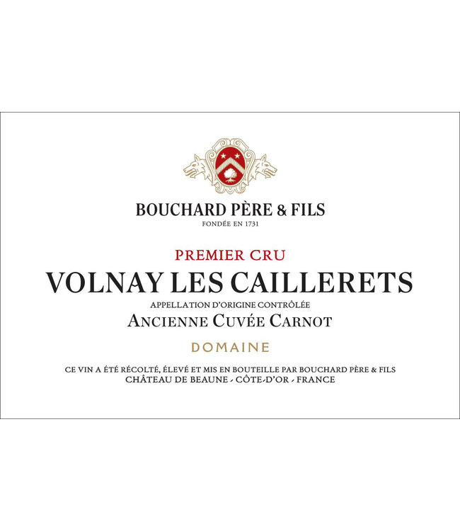 Bouchard Père et Fils Volnay Les Caillerets Ancienne Cuvée Carnot Premier Cru 2020 | 750ml