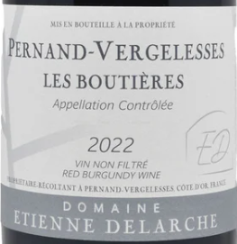 Domaine Etienne Delarche Pernand-Vergelesses Les Boutieres 2022