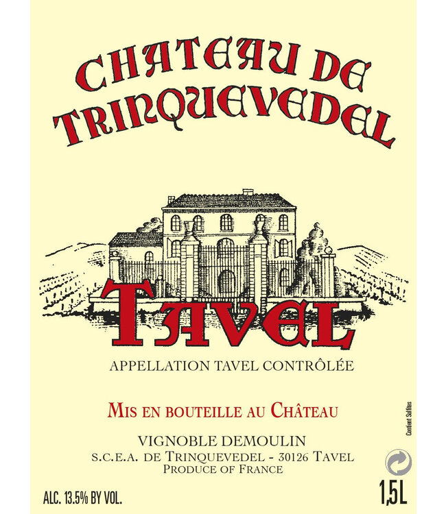 Chateau de Trinquevedel Tavel Rosé 2023| 750ml