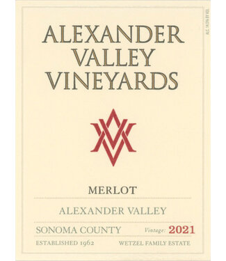 Alexander Valley Vineyards Alexander Valley Vineyards Merlot (2021)| 375ml