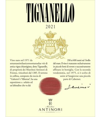 Antinori Marchesi Antinori Tignanello (2021)