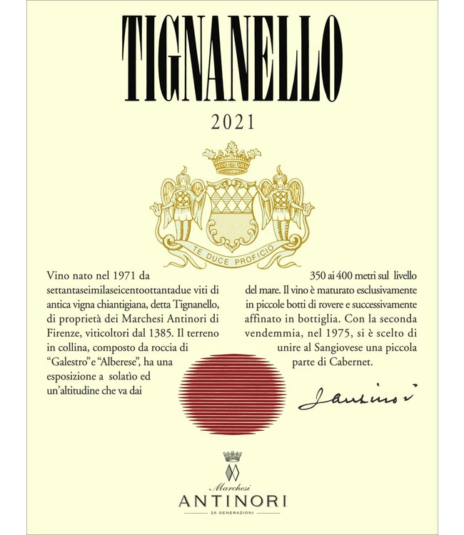 Antinori Tignanello 2021 | 750ml