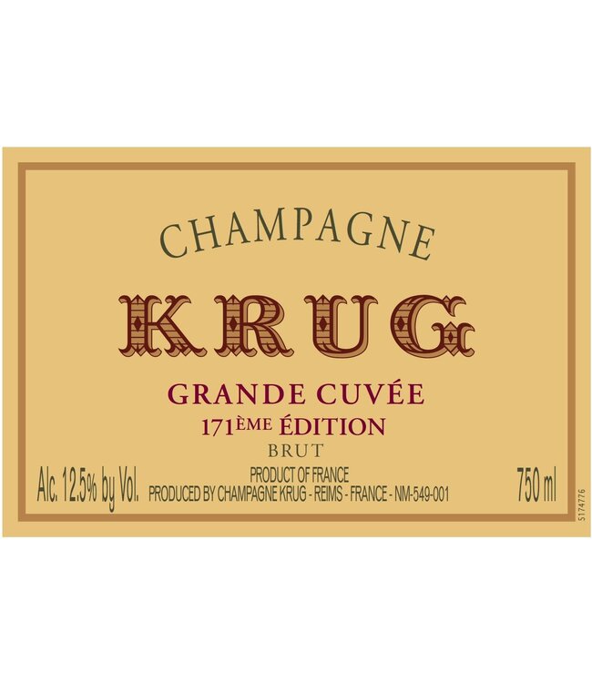 Krug Grande Cuvée 171ème Édition NV | 750ml