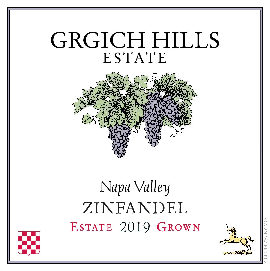 Grgich Hills Estate Zinfandel Red 2019 | 750ml - Vintage Wine Cellars