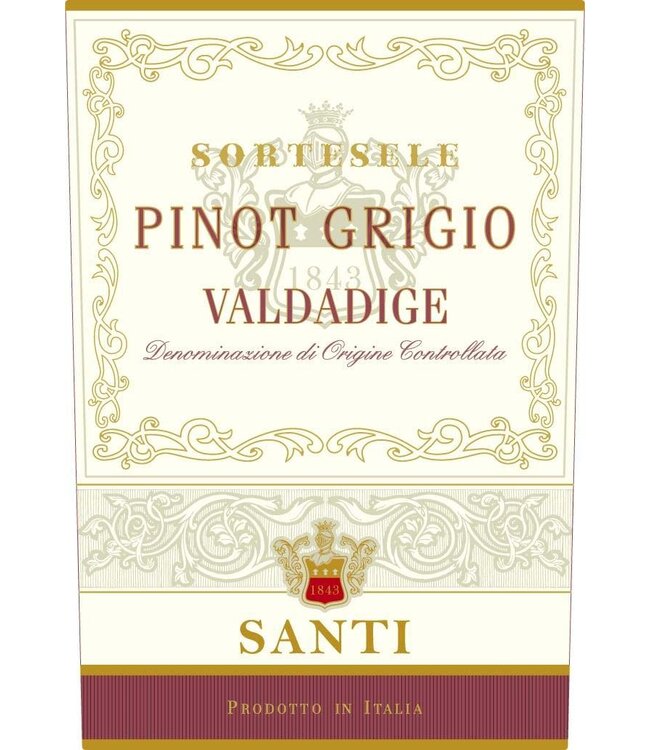 Santi Sortesele Pinot Grigio Valdadige 2022 | 750ml