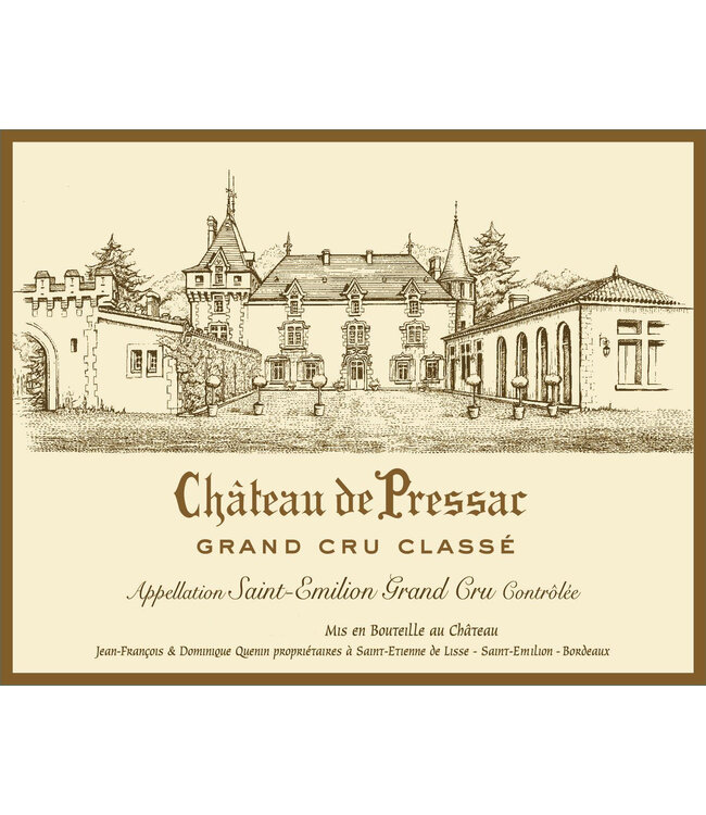 Chateau de Pressac Saint-Emilion Grand Cru Classe 2019 | 750ml