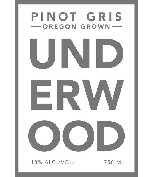 Underwood Pinot Gris 2022 | 750ml