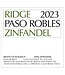 Ridge Paso Robles Zinfandel 2023 | 750ml
