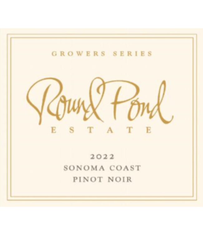 Round Pond Estate Growers Series Sonoma Coast Pinot Noir 2022 | 750ml