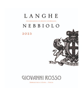 Giovanni Rosso Giovanni Rosso Langhe Nebbiolo (2023)