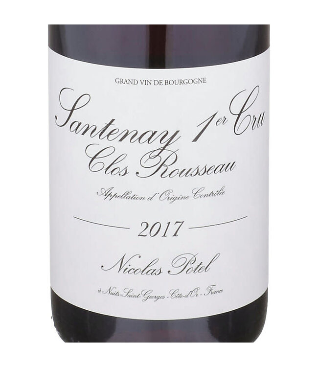 Nicolas Potel Clos Rousseau Santenay Premier Cru (2017)