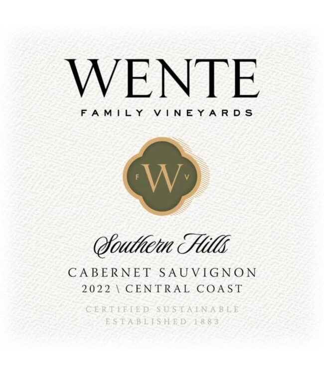 Wente Southern Hills Cabernet Sauvignon 2022 | 750ml