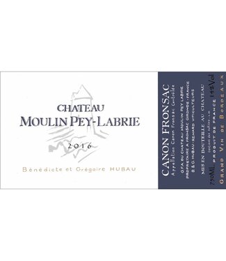 Chateau Moulin Pey-Labrie Chateau Moulin Pey-Labrie (2016)
