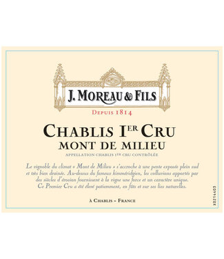 J. Moreau & Fils J. Moreau & Fils Chablis Mont de Milieu Premier Cru (2019)