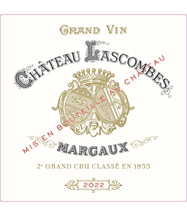 Chateau Lascombes Grand Cru Classe 2022 | 750ml