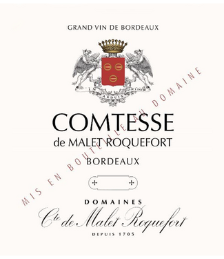 Domaines Comte de Malet Roquefort Domaines Comte de Malet Roquefort Comtesse de Malet Roquefort Bordeaux Rouge (2022)