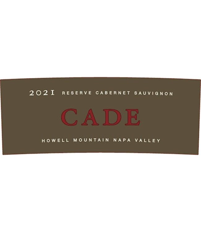 Cade Estate Winery Cabernet Sauvignon Howell Mountain Reserve 2021 | 750ml