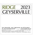 Ridge Geyserville 2023 | 750ml