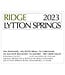 Ridge Lytton Springs Red Blend 2023 | 375ml
