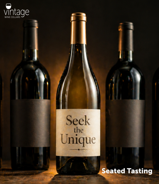 Vintage Wine Cellars Seated - May 22 - Seek the Unique