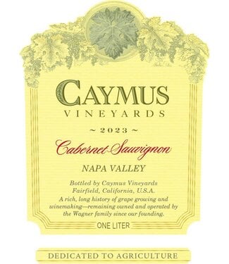 Wagner Family of Wines Caymus Cabernet Sauvignon Napa Valley (2023)| 1l