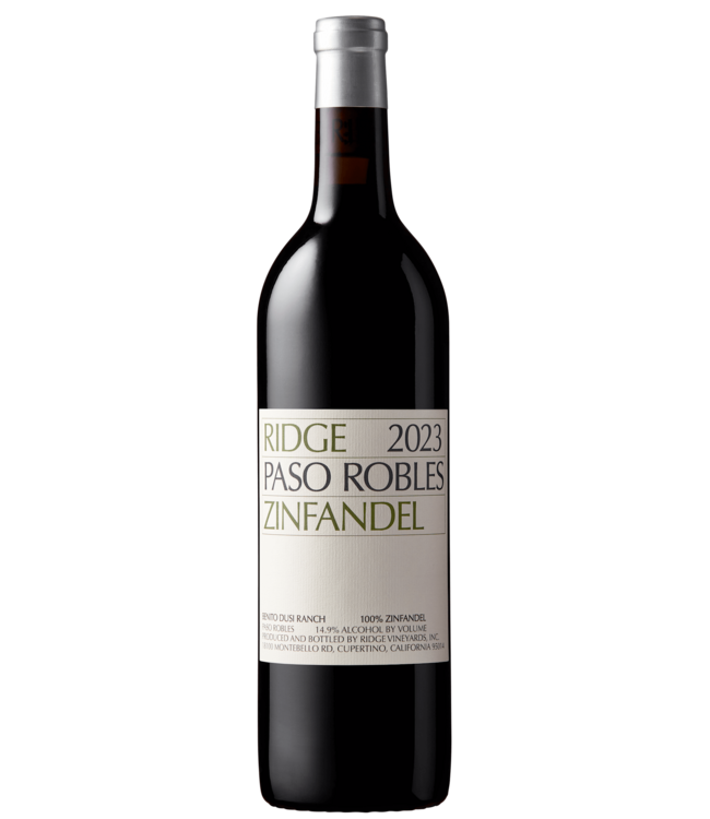 Ridge Paso Robles Zinfandel 2023 | 750ml