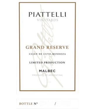 Piattelli Piattelli Limited Production Grand Reserve Malbec (2023)