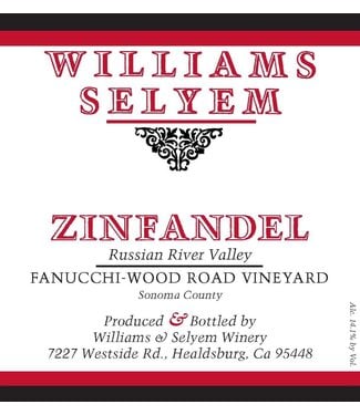 Williams Selyem Winery Williams Selyem Fanucchi-Wood Road Zinfandel (2021)